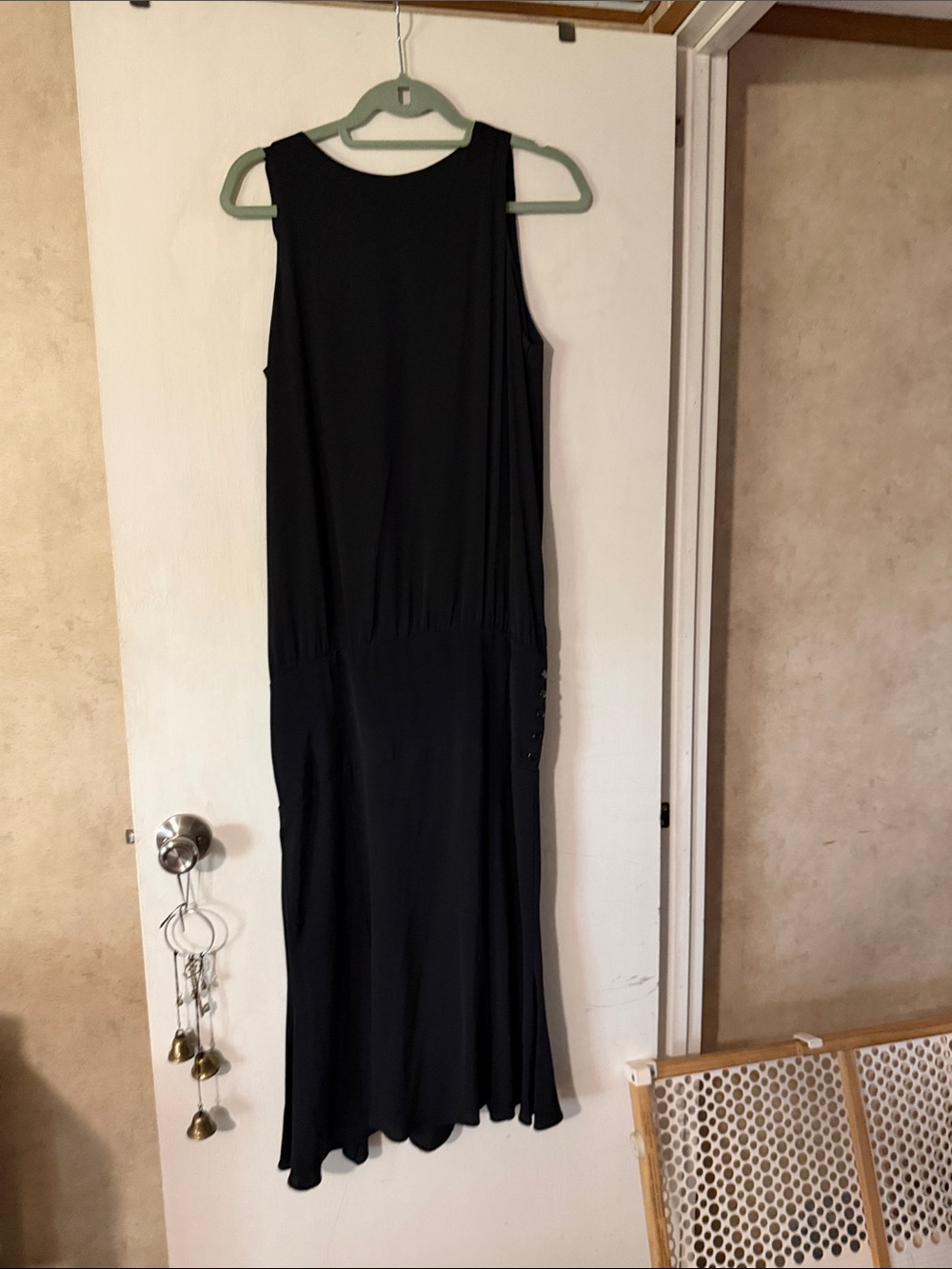 Sleek Black Sleeveless Maxi Dress - Timeless Women's Evening Dress